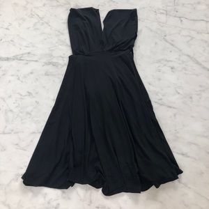 Lapis Flowy Tie Dress